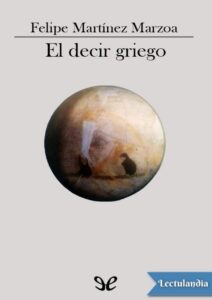 Portada de El decir griego