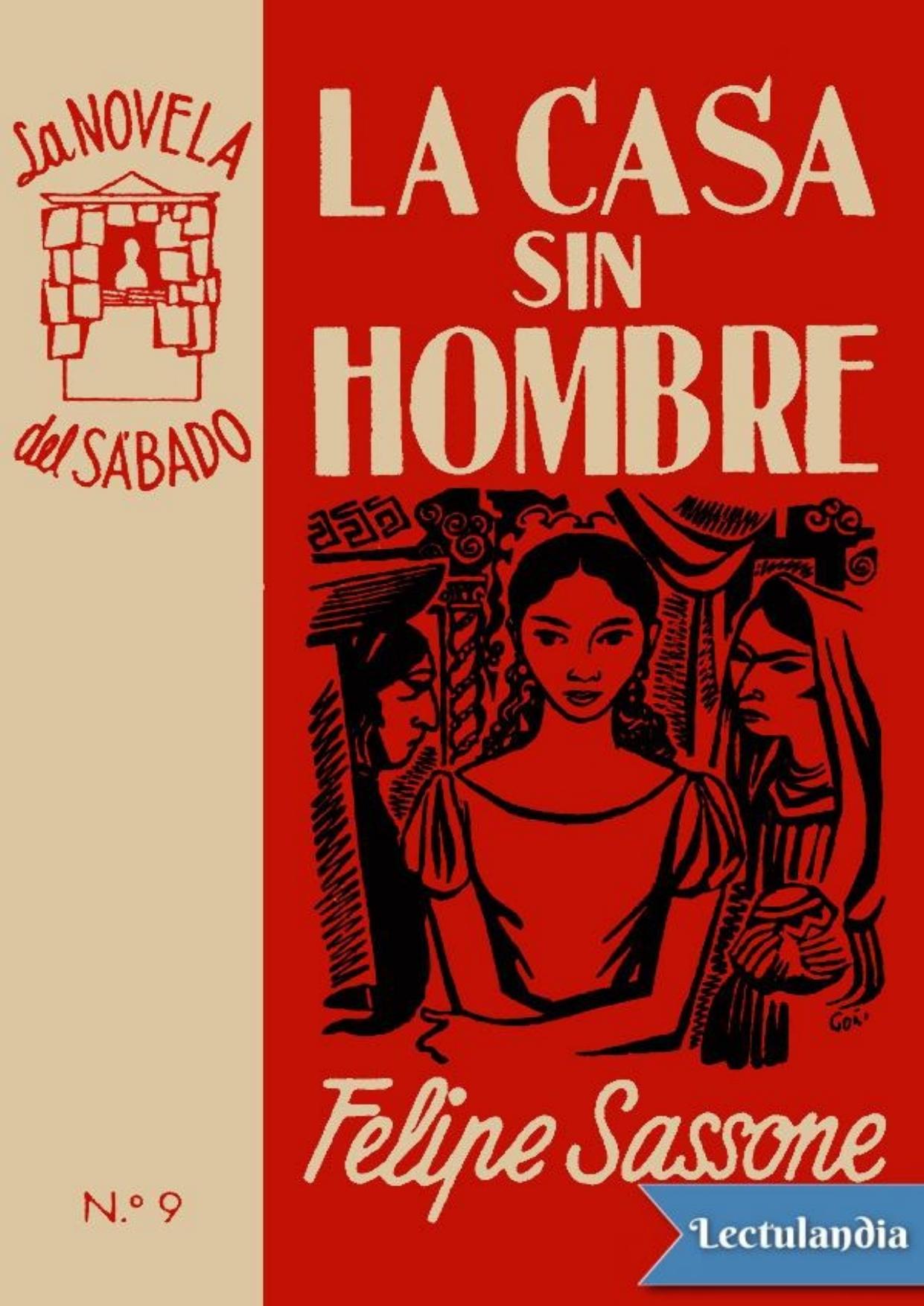 La casa sin hombre de Felipe Sassone, portada del libro