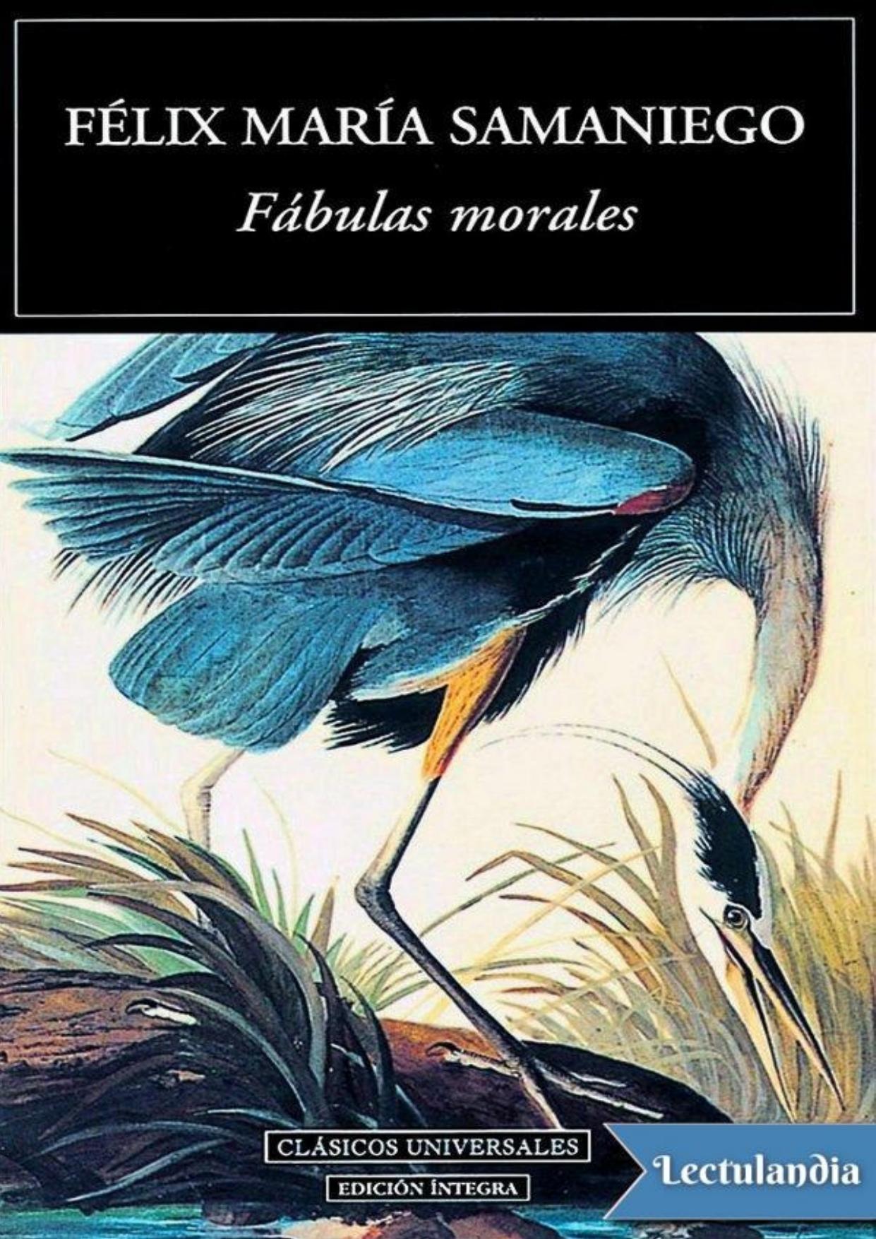 Fábulas morales de Félix María Samaniego, portada del libro