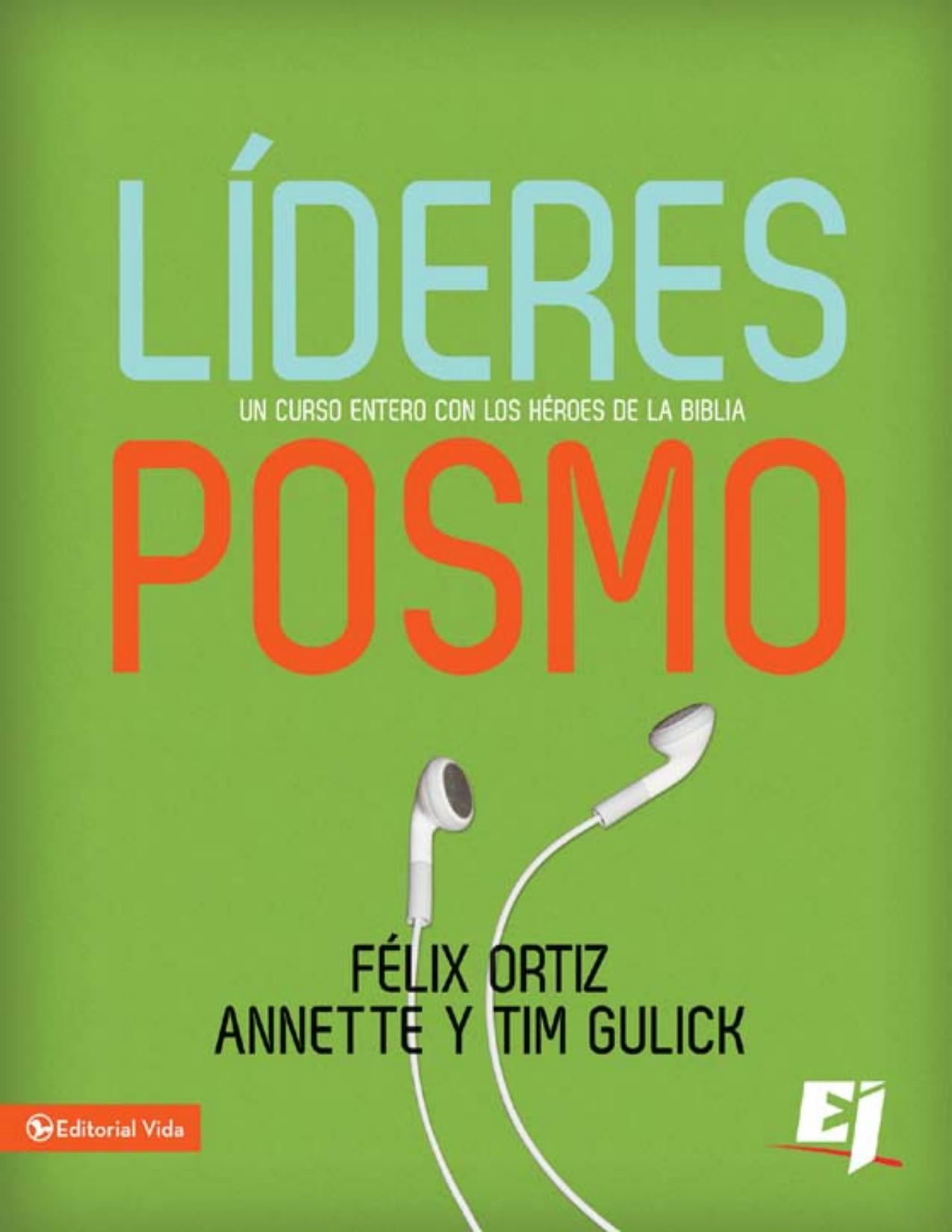 Líderes Posmo de Felix Ortiz, portada del libro