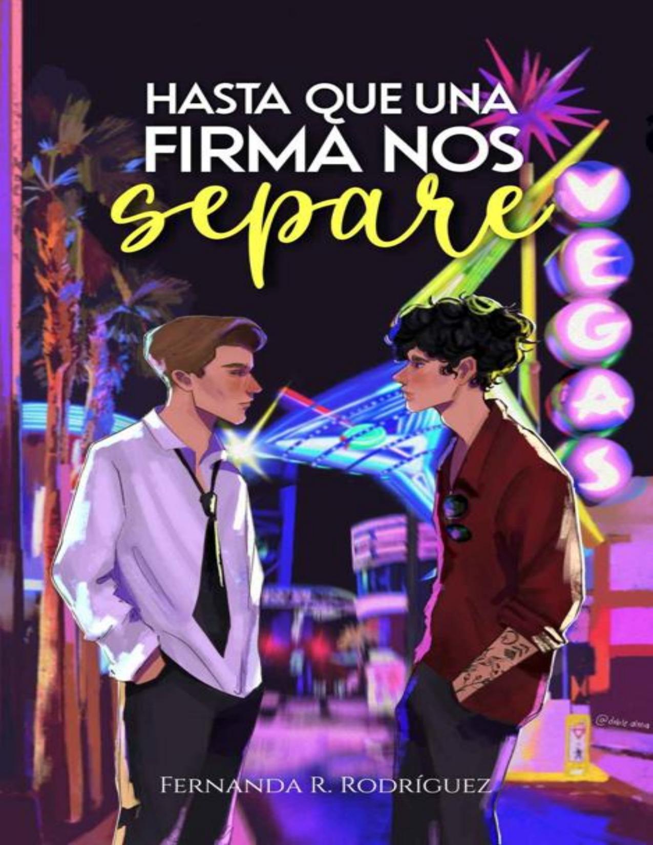Hasta que una firma nos separe de Fernanda R. Rodriguez, portada del libro