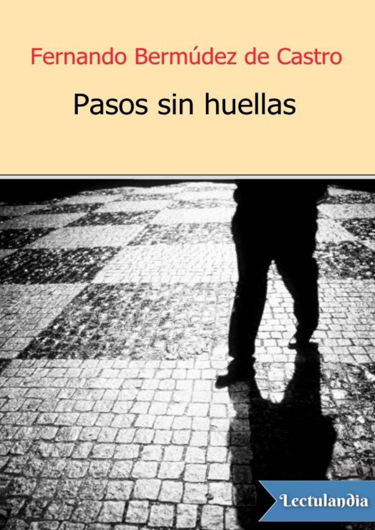 Pasos sin huellas de Fernando Bermúdez de Castro, portada del libro