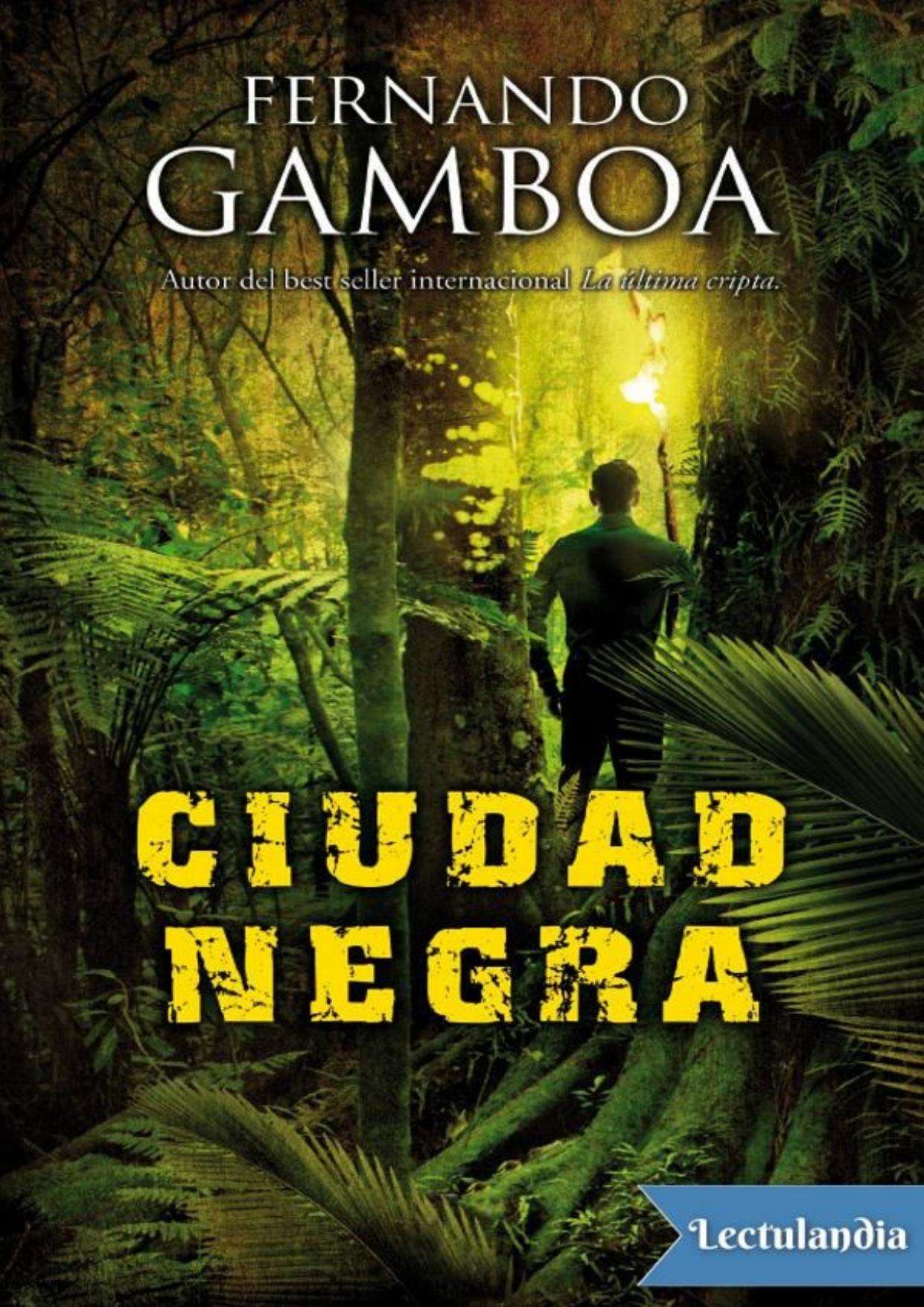 Ciudad negra de Fernando Gamboa González, portada del libro