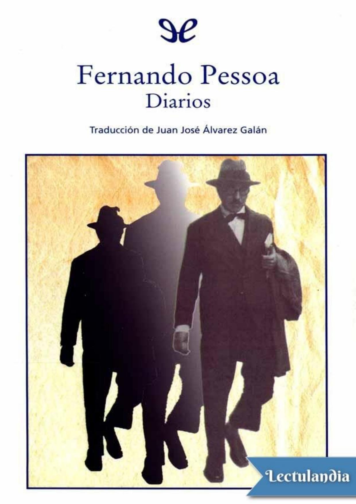 Diarios de Fernando Pessoa, portada del libro