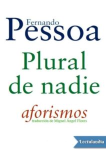 Portada de Plural de nadie