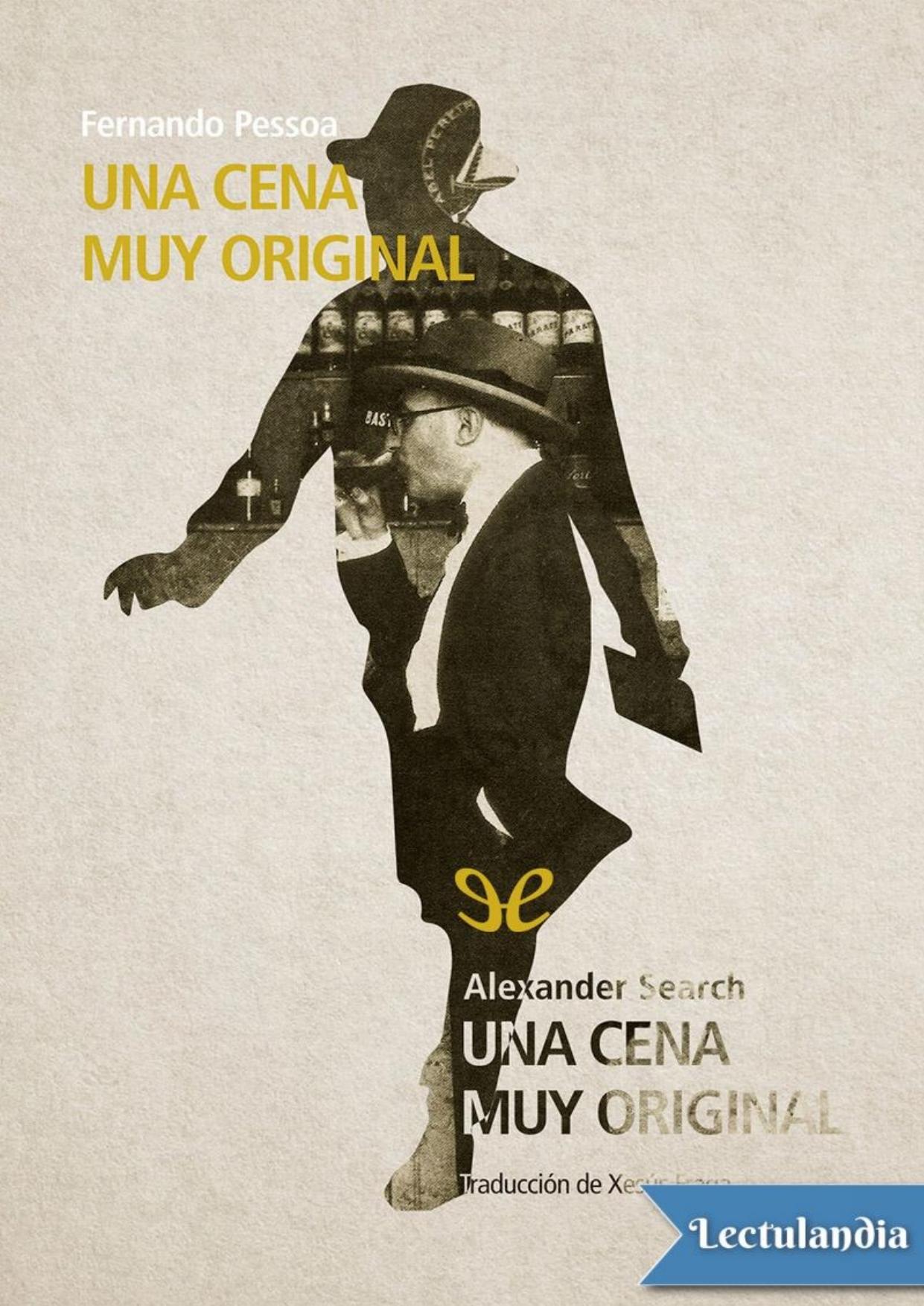 Una cena muy original de Fernando Pessoa, portada del libro