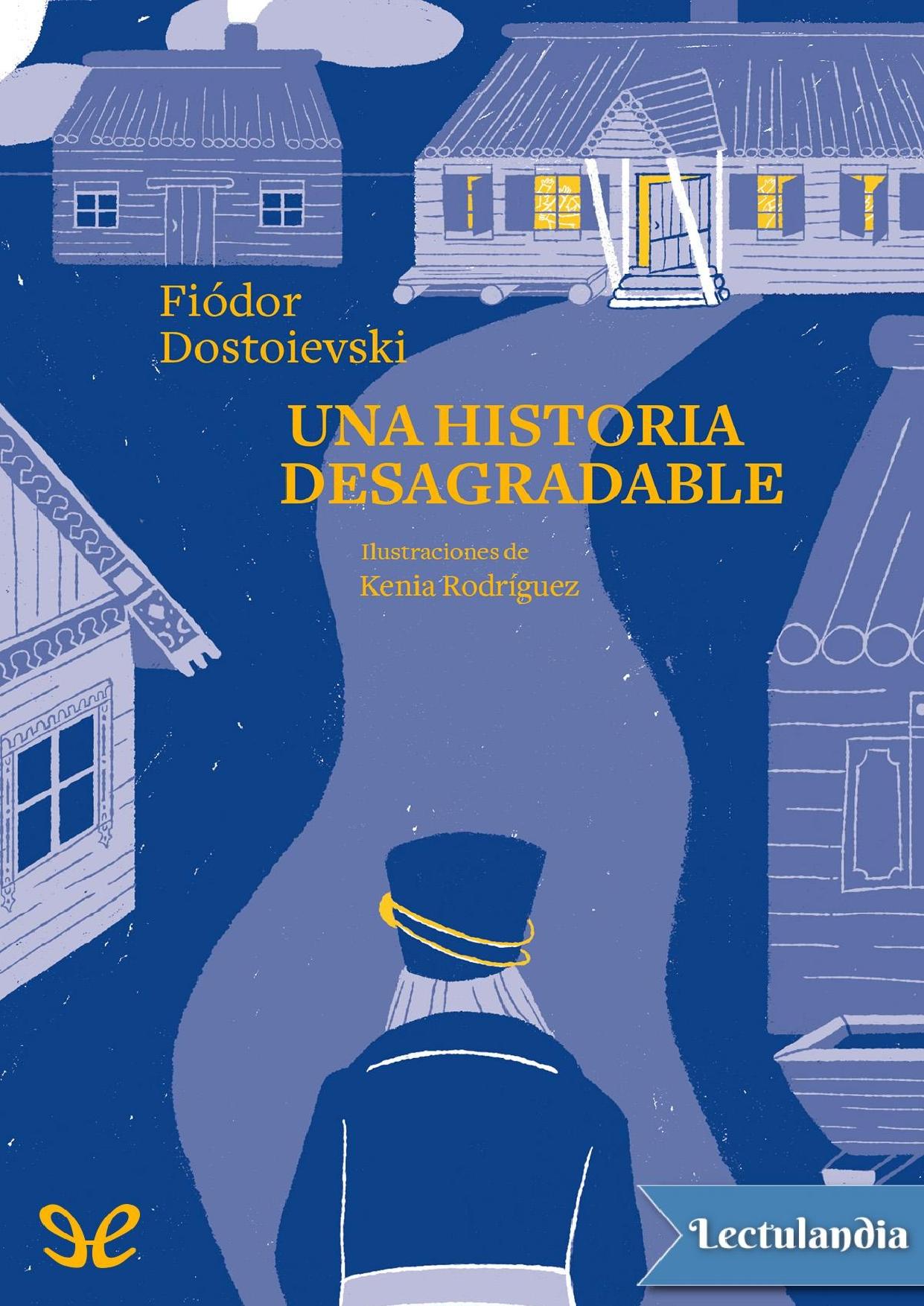 Una historia desagradable de Fiódor Dostoyevski, portada del libro