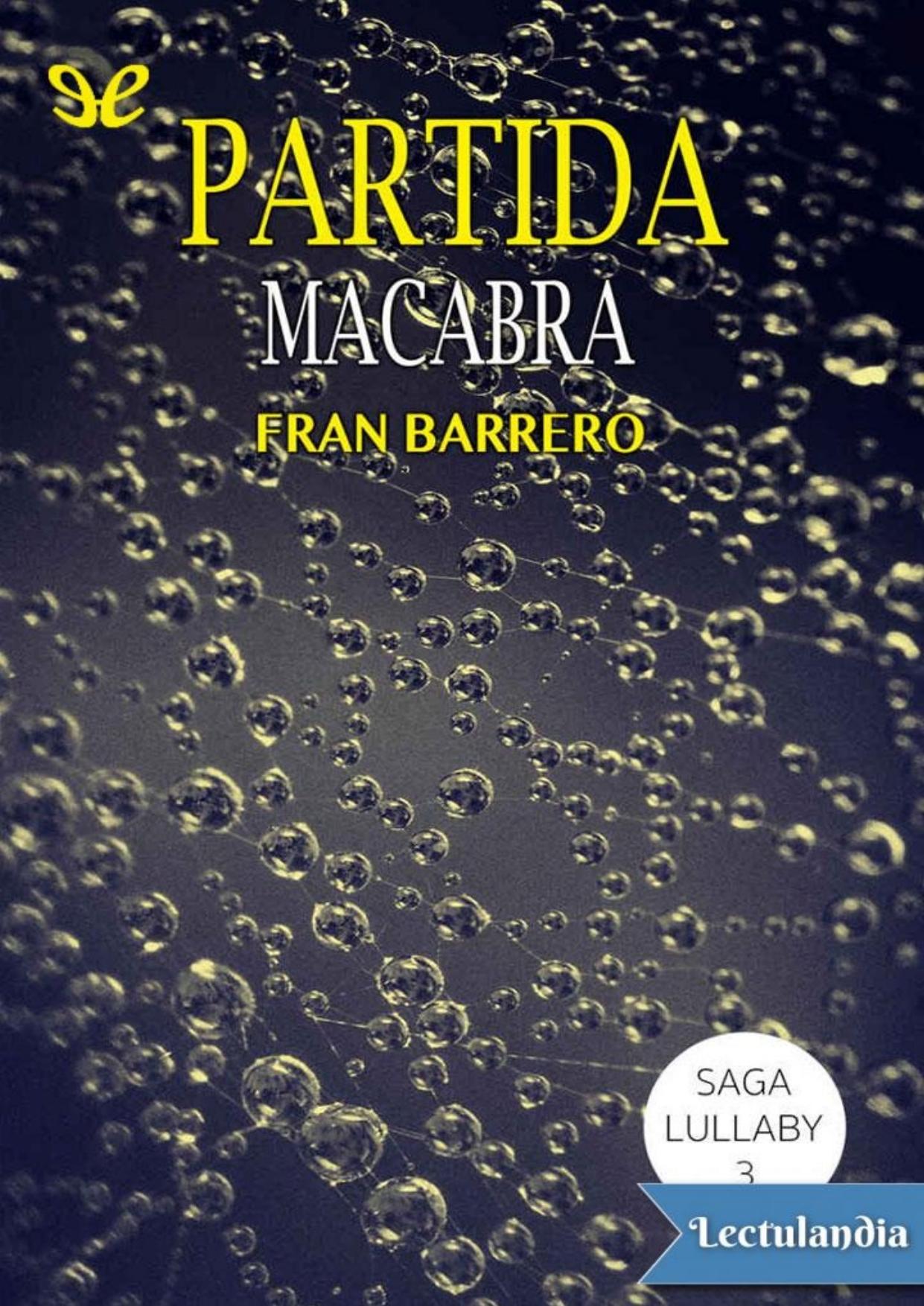 Partida macabra de Fran Barrero, portada del libro