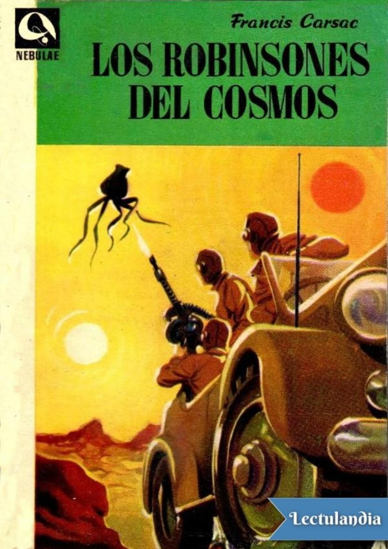 Los robinsones del cosmos de Francis Carsac, portada del libro