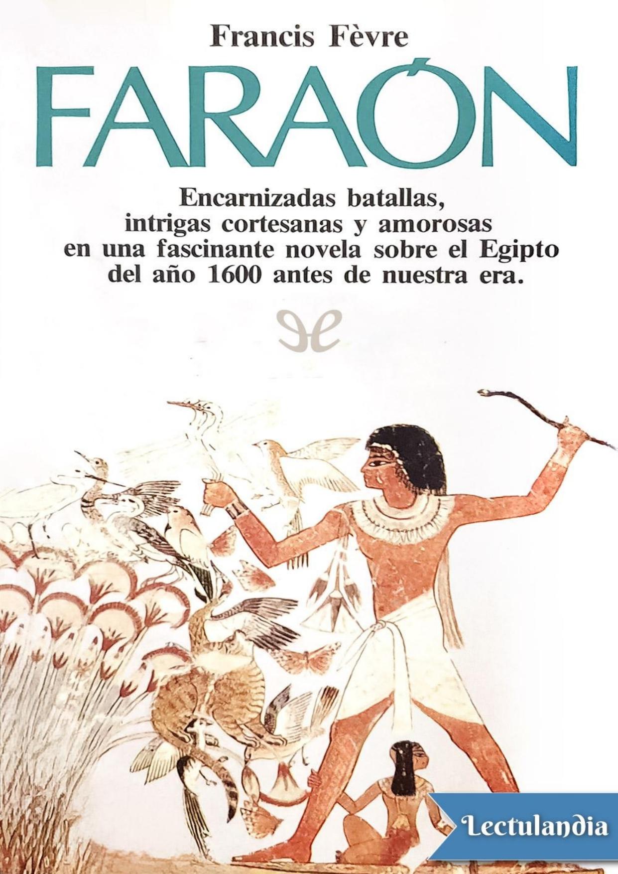 Faraón de Francis Fèvre, portada del libro