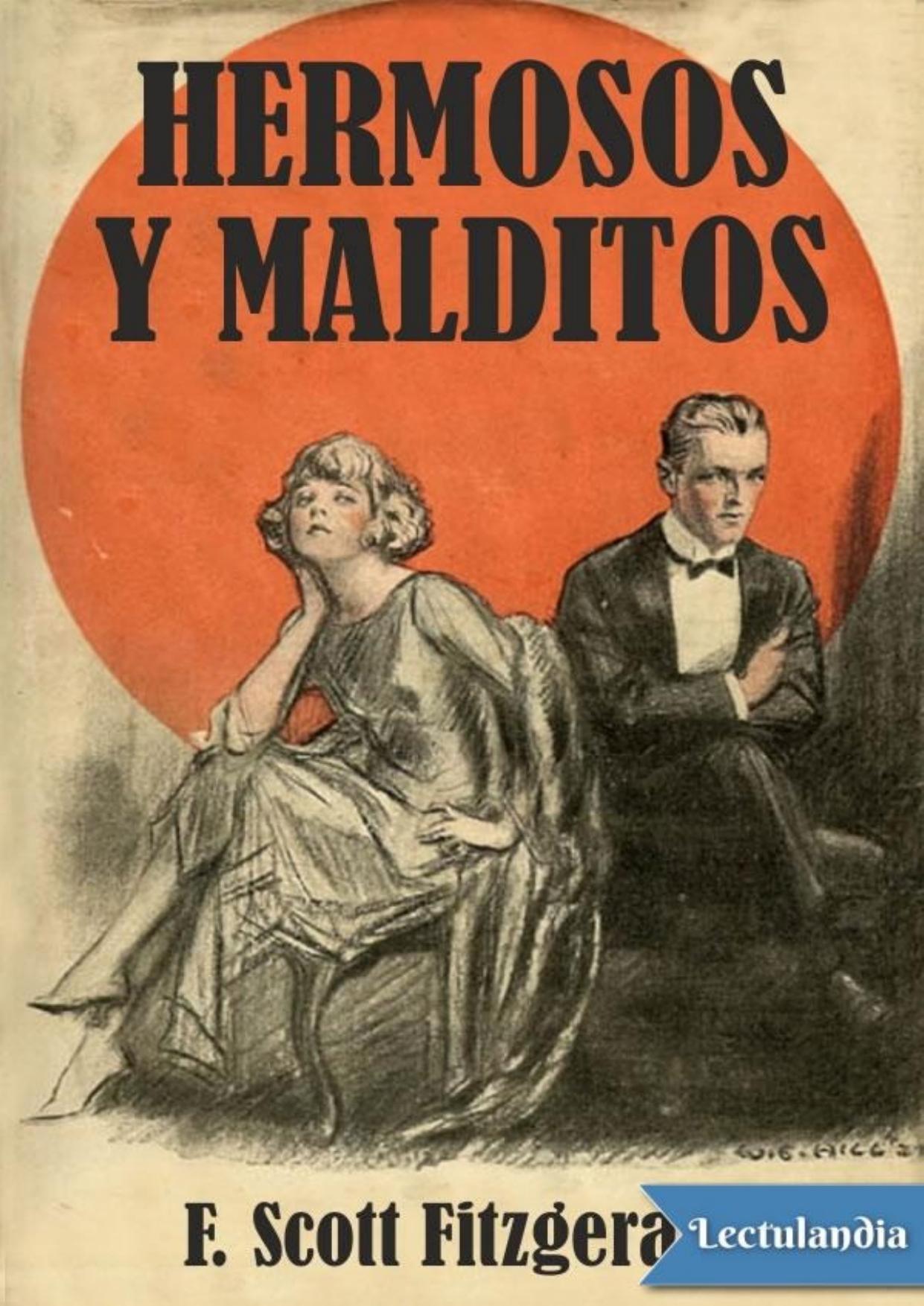 Hermosos y malditos de Francis Scott Fitzgerald, portada del libro