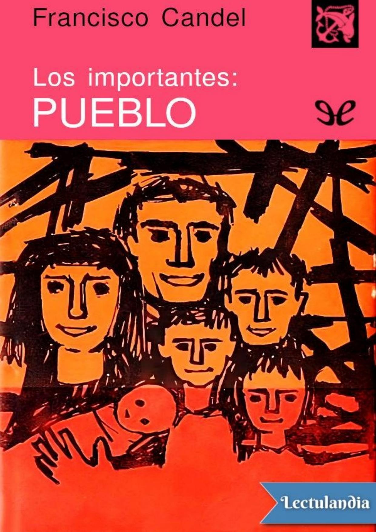 Los importantes. Pueblo de Francisco Candel, portada del libro