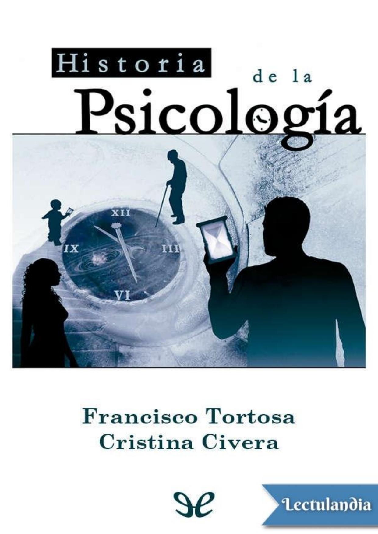 Historia de la Psicología de Francisco Tortosa, portada del libro