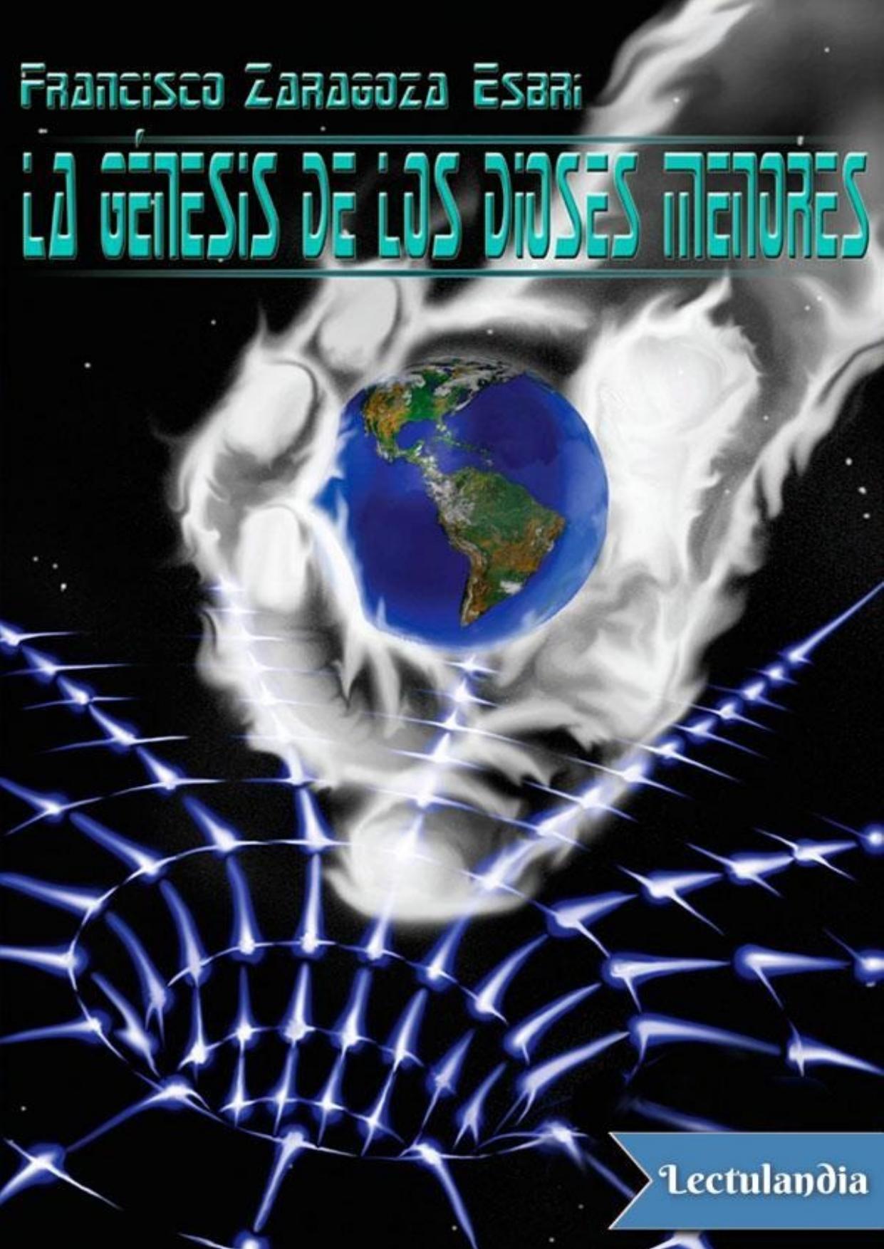 La génesis de los dioses menores de Francisco Zaragoza Esbrí, portada del libro