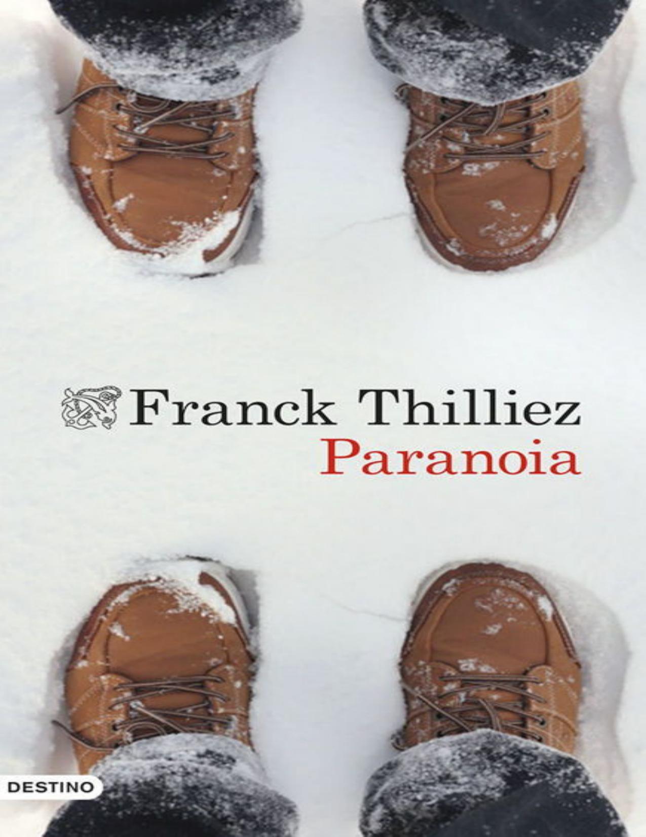 Paranoia de Franck Thilliez, portada del libro