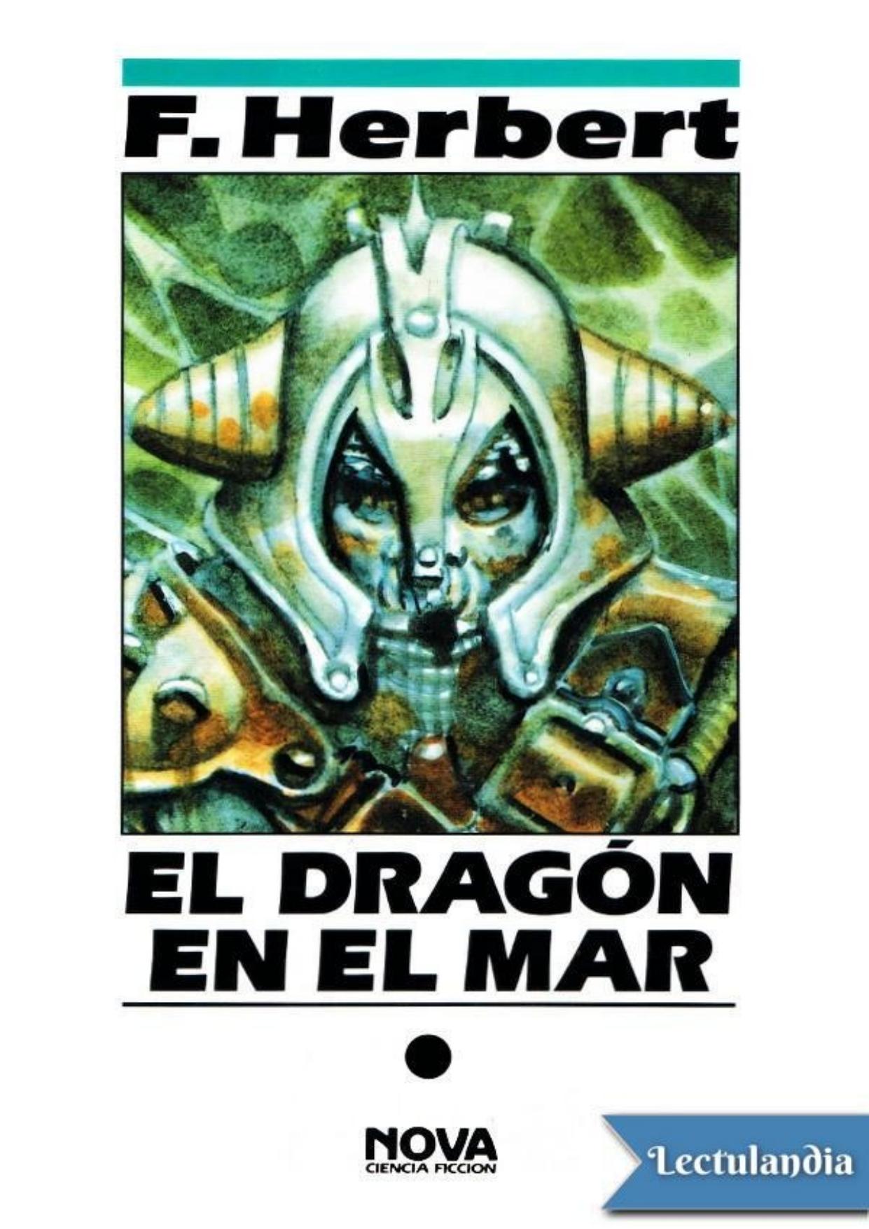 El dragón en el mar de Frank Herbert, portada del libro
