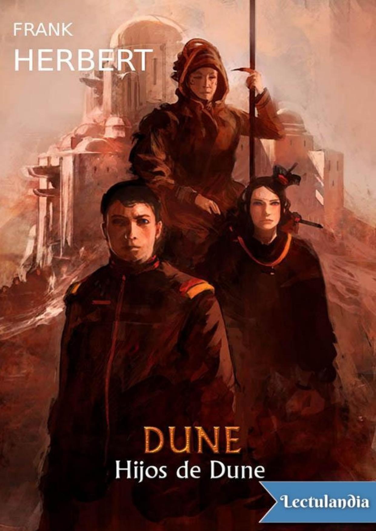 Hijos de Dune de Frank Herbert, portada del libro