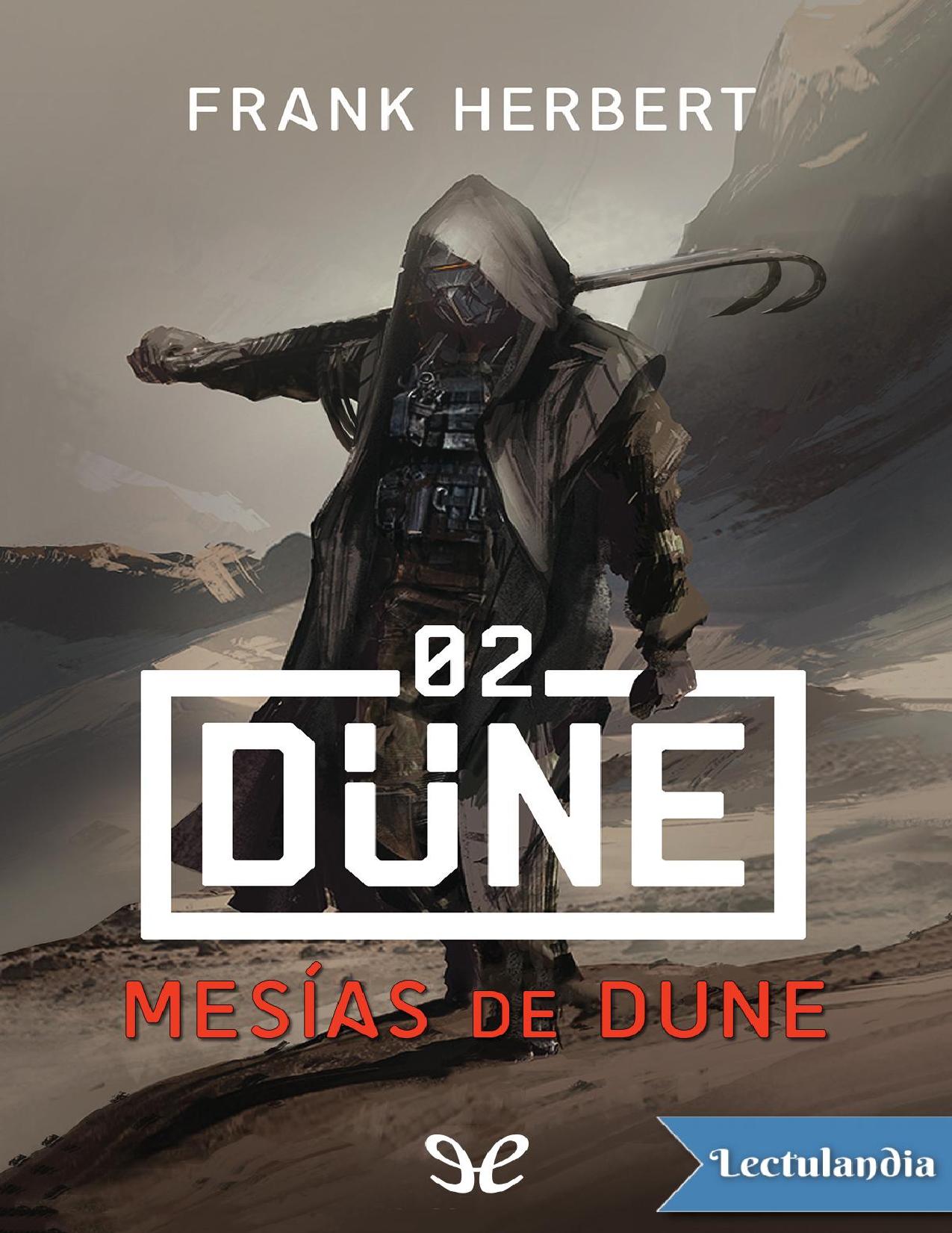 Mesias de Dune de Frank Herbert, portada del libro