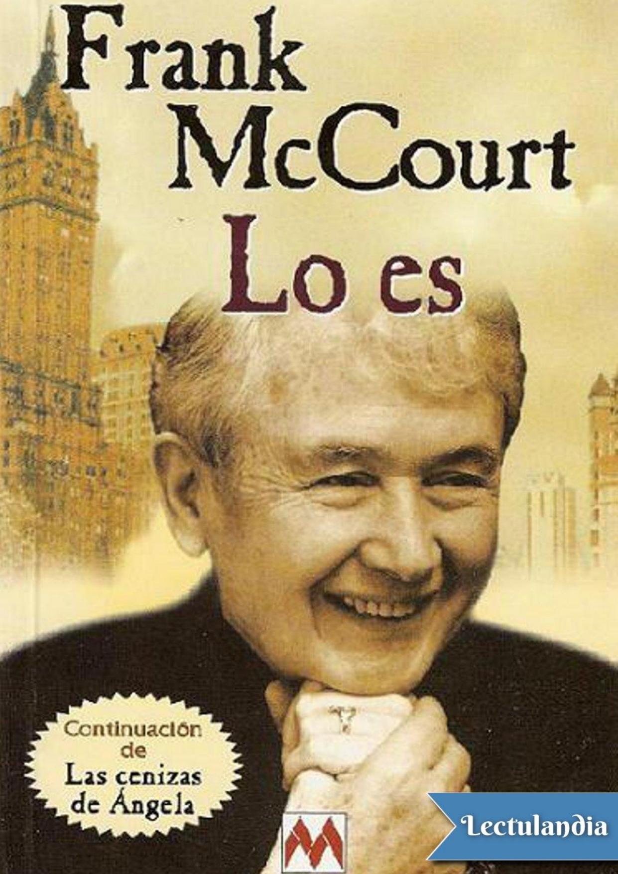 Lo es de Frank McCourt, portada del libro