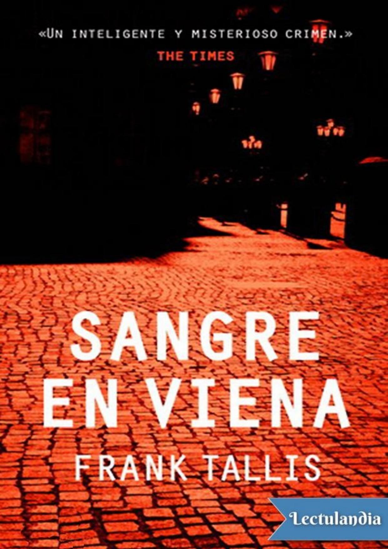 Sangre en Viena de Frank Tallis, portada del libro