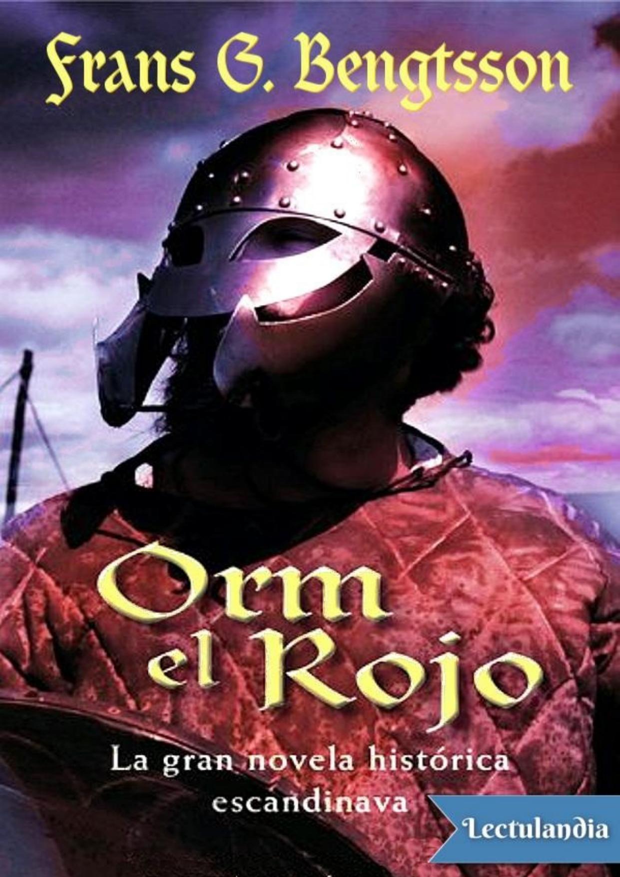 Orm el Rojo de Frans Gunnar Bengtsson, portada del libro