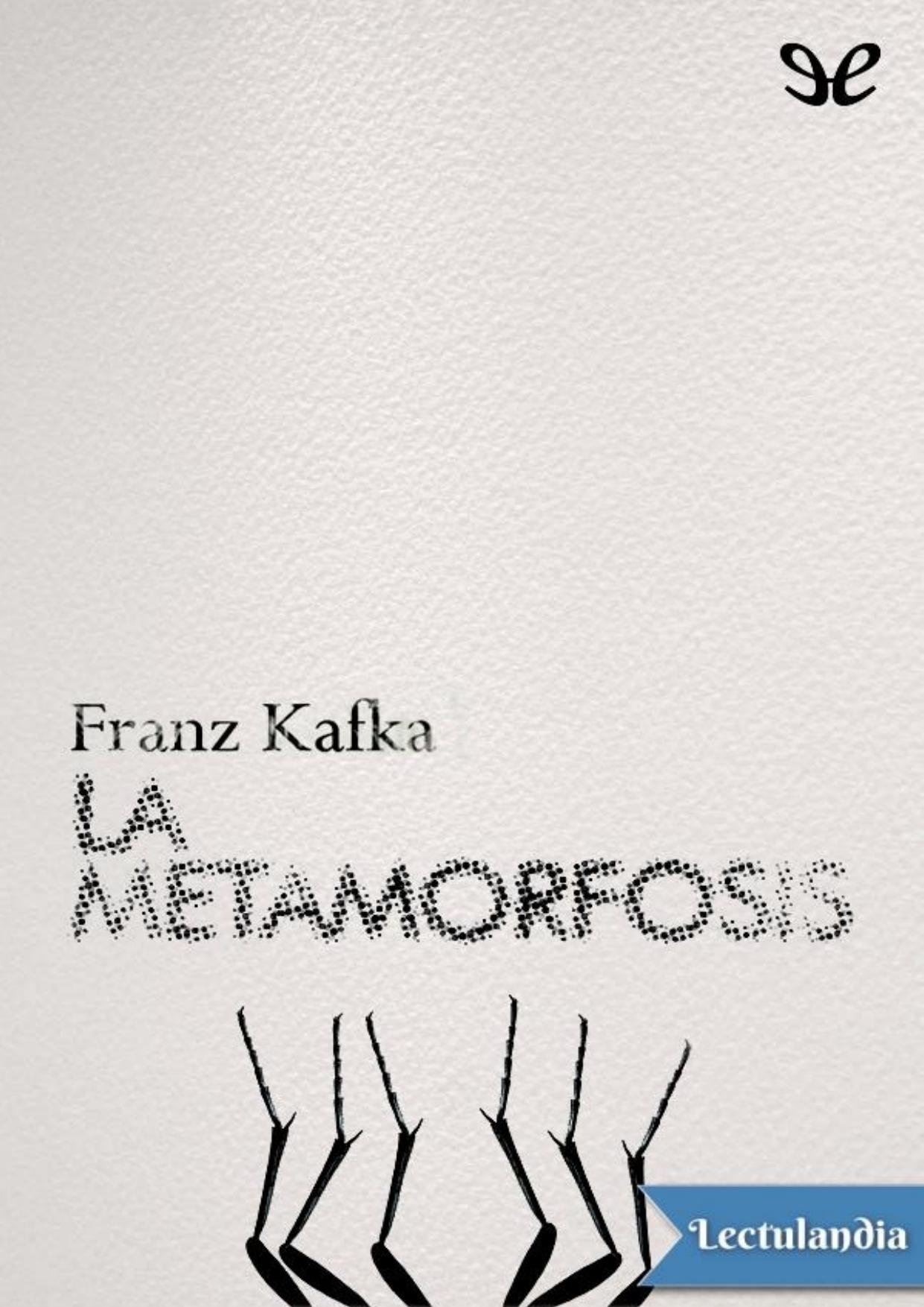 La metamorfosis de Franz Kafka, portada del libro
