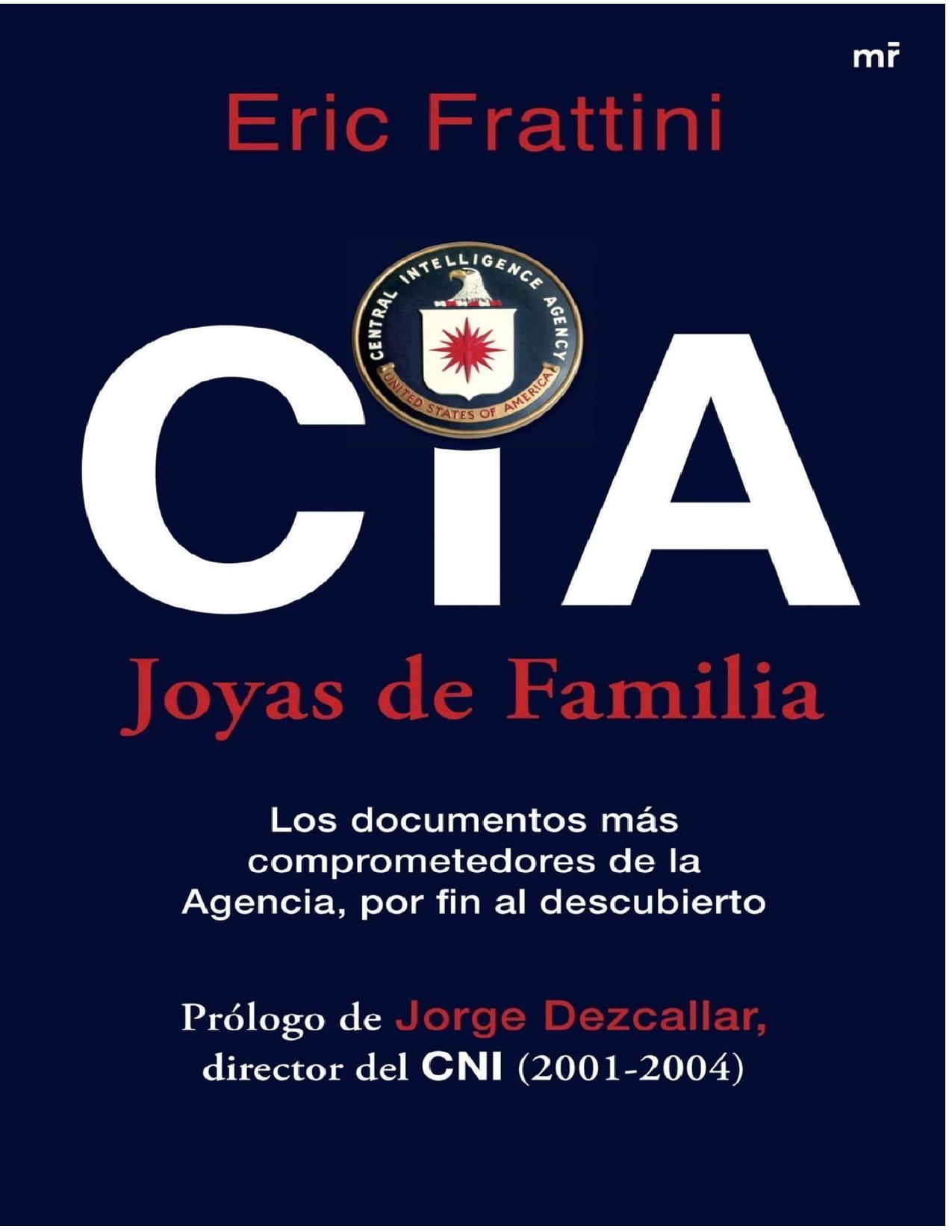 CIA. Joyas de familia de Frattini, portada del libro