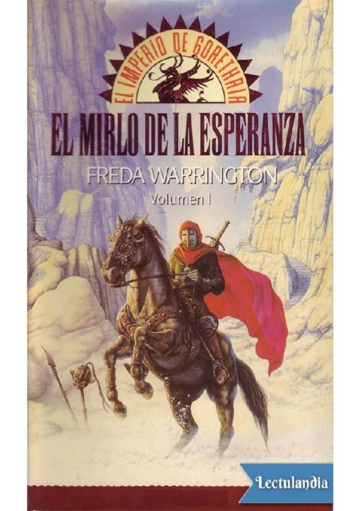 El mirlo de la esperanza de Freda Warrington, portada del libro