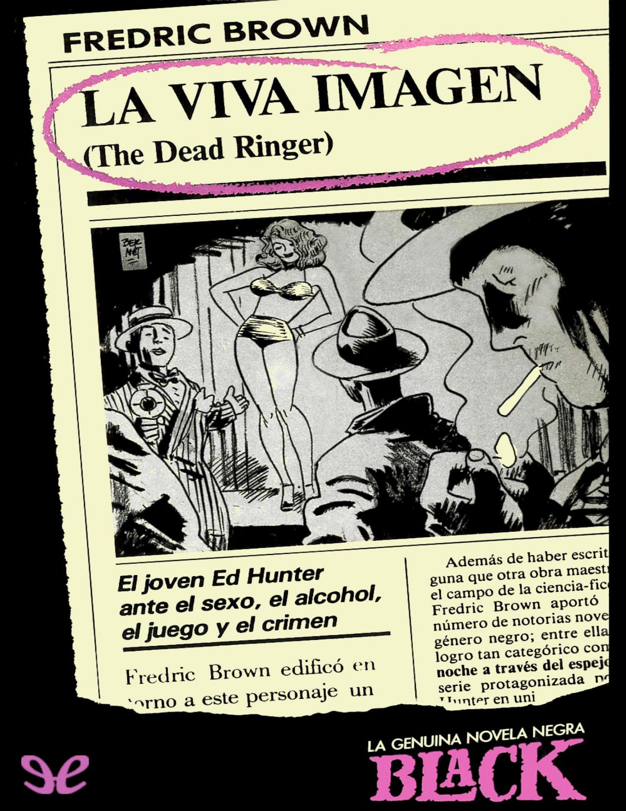 La viva imagen de Fredric Brown, portada del libro