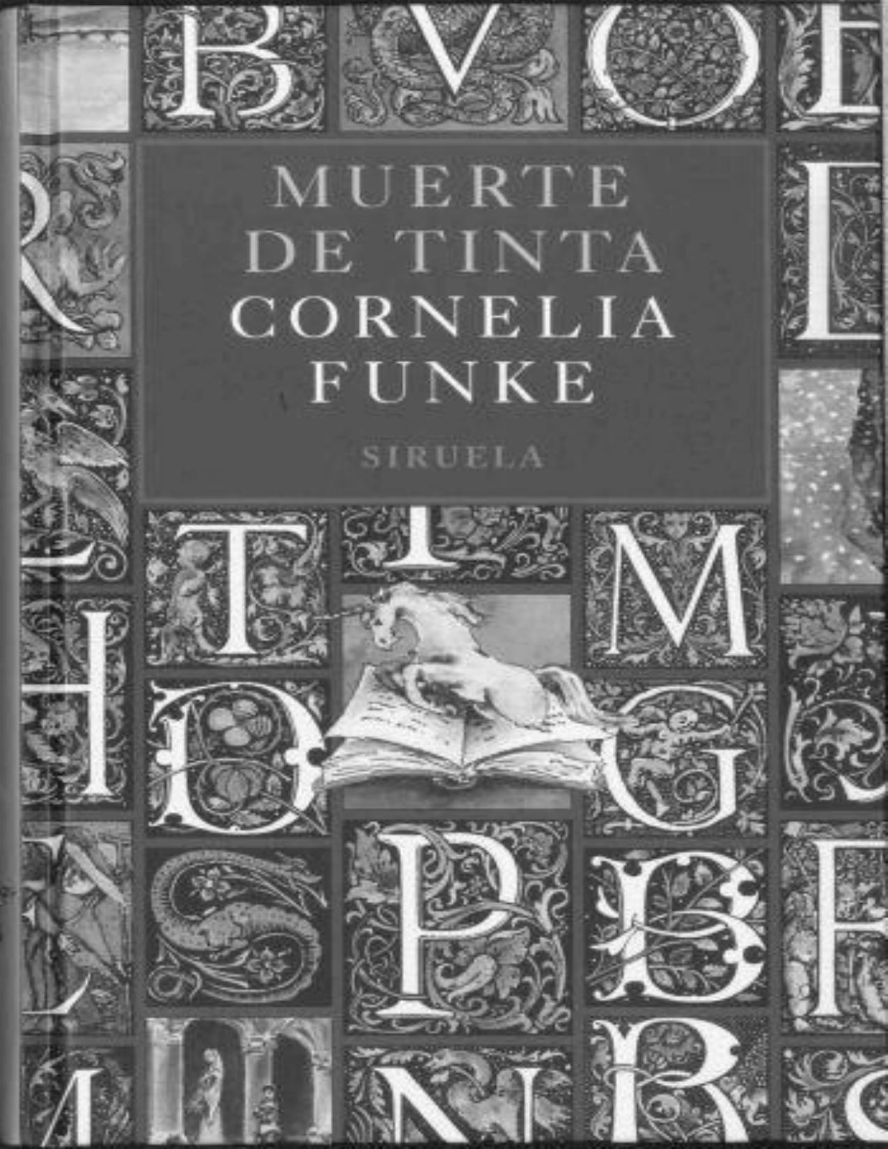 Mundo de Tinta 03 - Muerte de tinta de Cornelia Funke, portada del libro