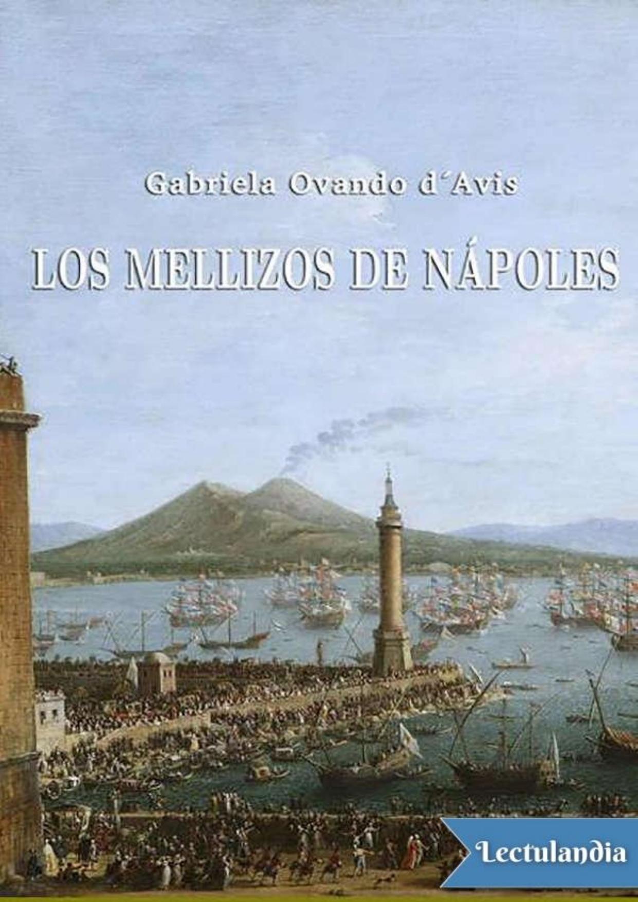 Los mellizos de Nápoles de Gabriela Ovando d´Avis, portada del libro