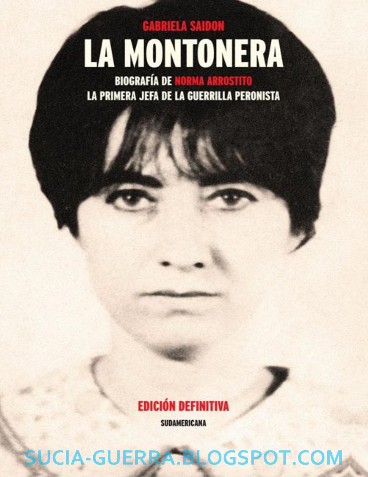 La Montonera de Gabriela Saidon, portada del libro