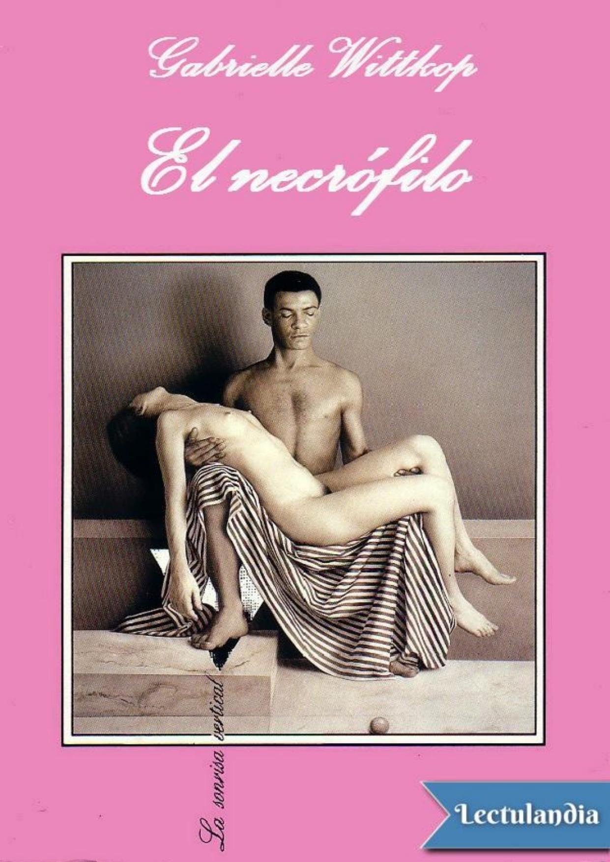 El necrófilo de Gabrielle Wittkop, portada del libro