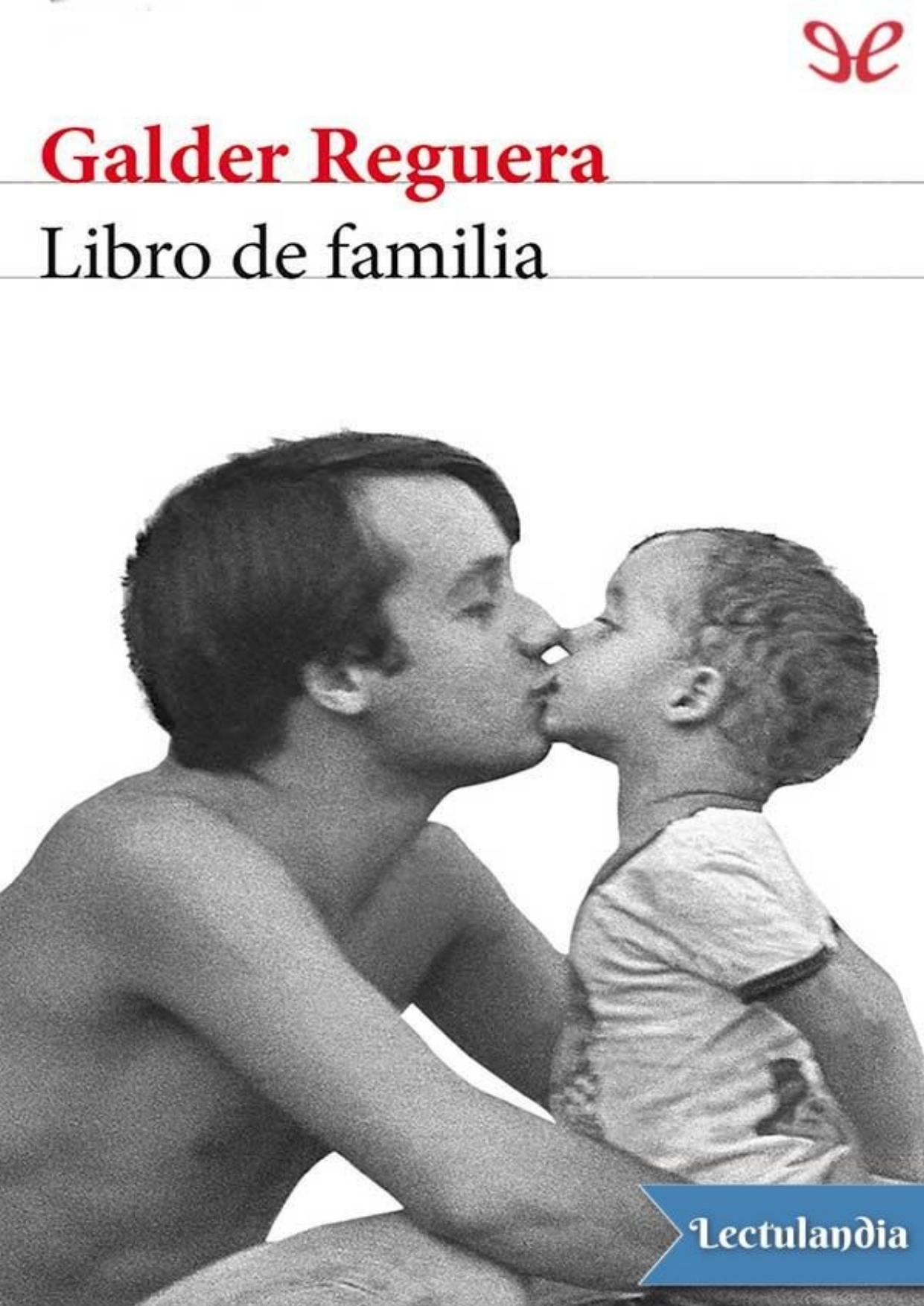 Libro de familia de Galder Reguera, portada del libro
