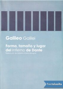 Portada de Forma, tamaño y lugar del «Infierno» de Dante