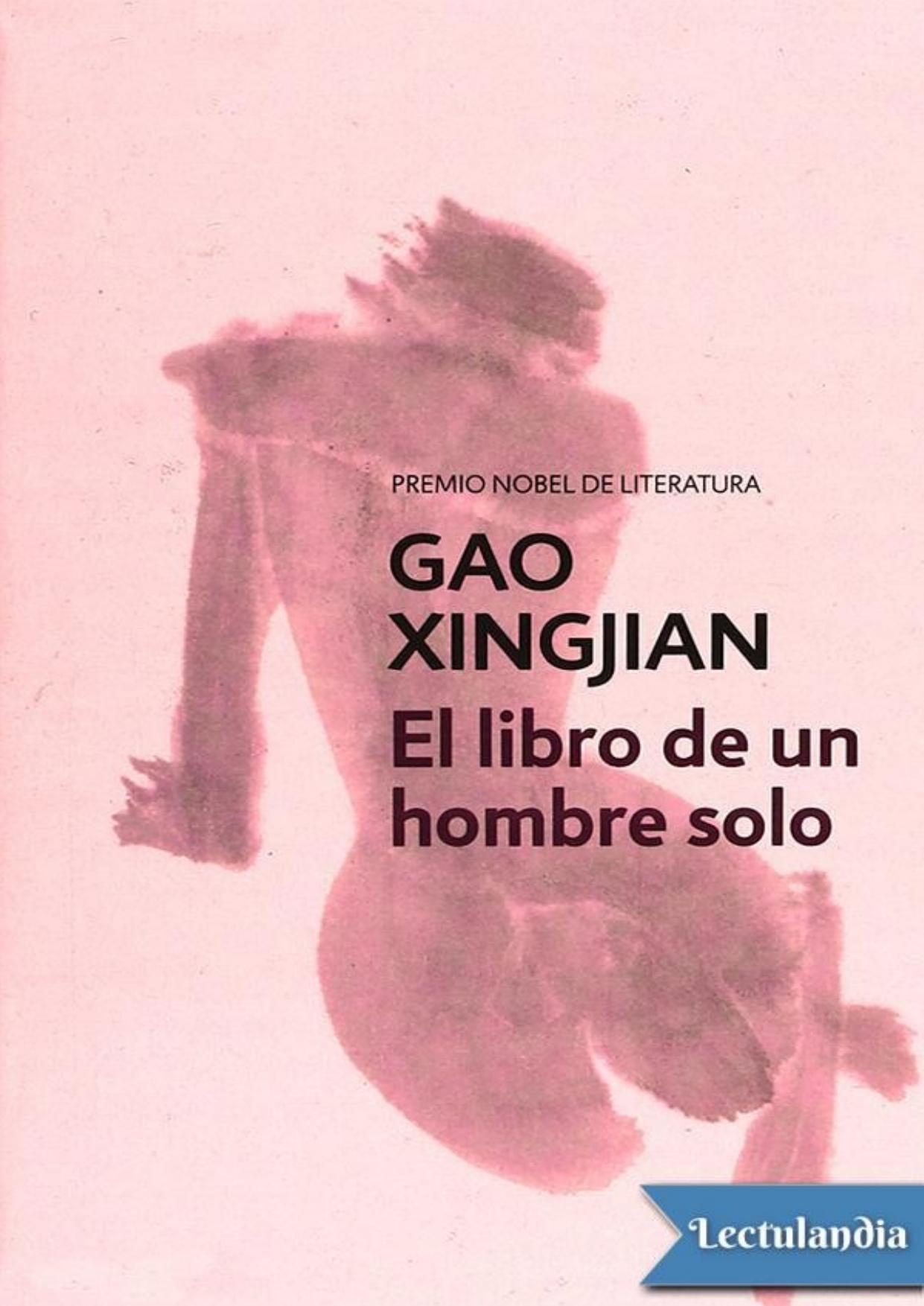 El libro de un hombres solo de Gao Xingjian, portada del libro