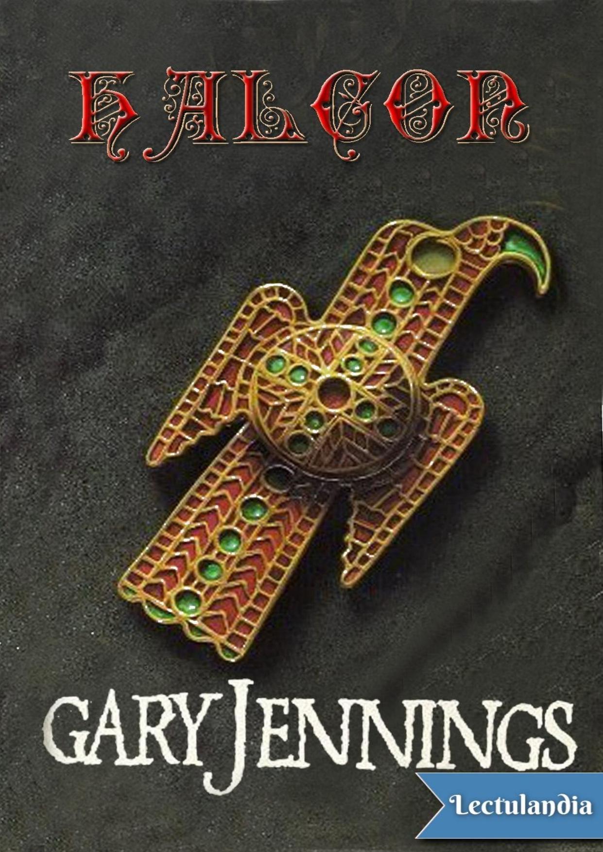 Halcón de Gary Jennings, portada del libro