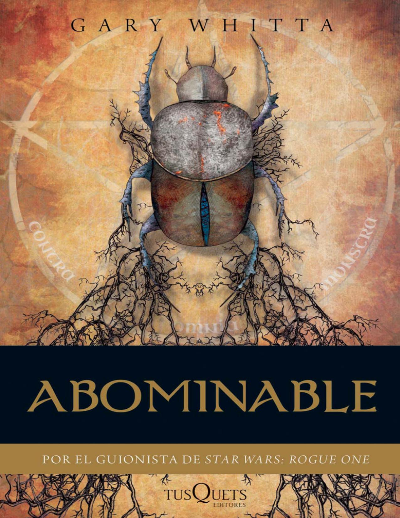 Abominable de Gary Whitta, portada del libro