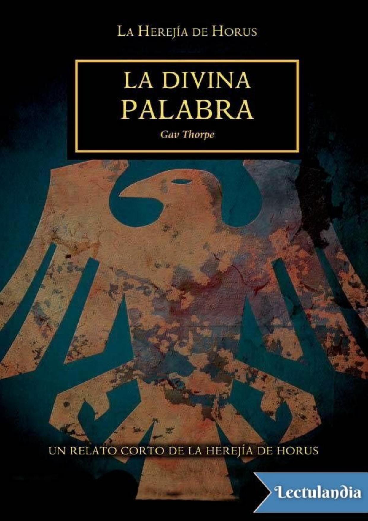 La Divina Palabra de Gav Thorpe, portada del libro