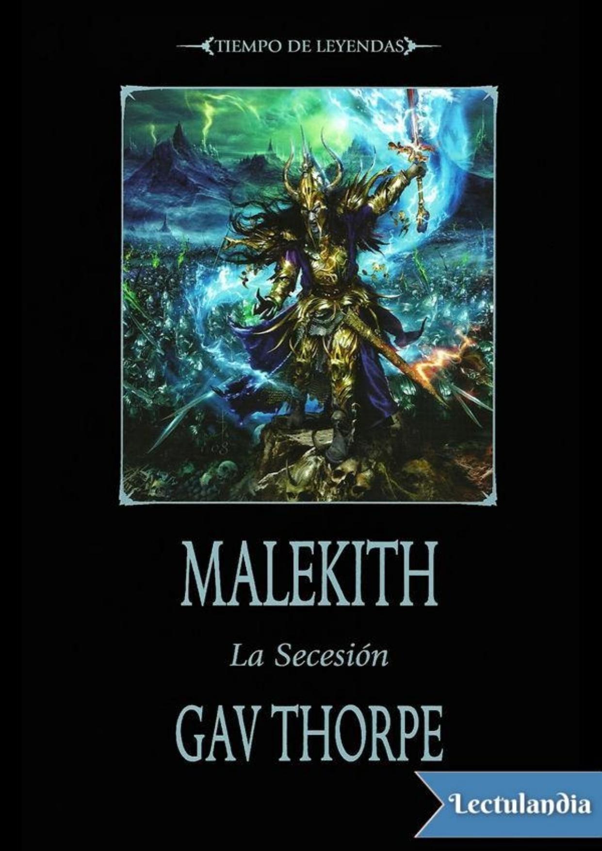 Malekith de Gav Thorpe, portada del libro