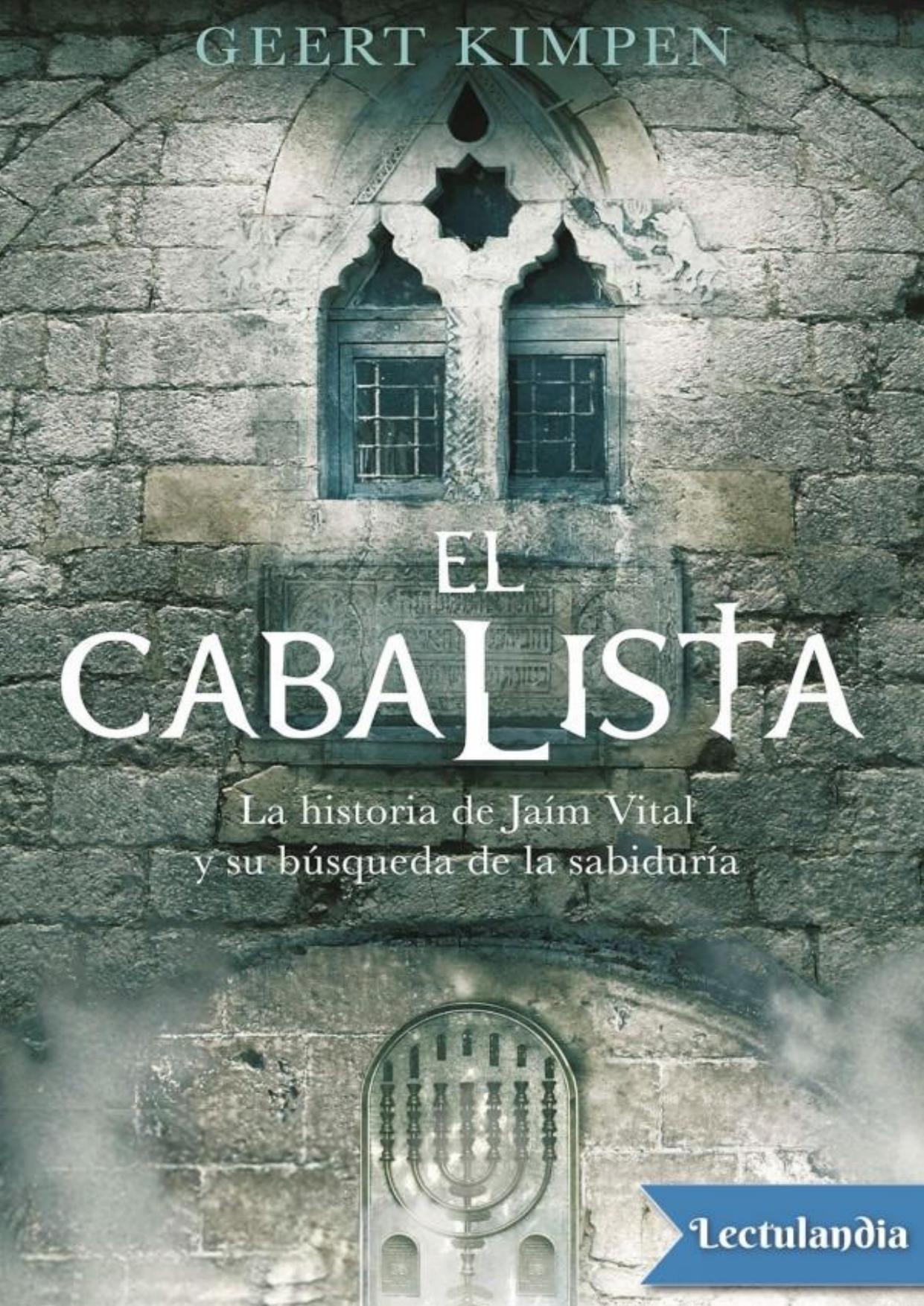 El cabalista de Geert Kimpen, portada del libro