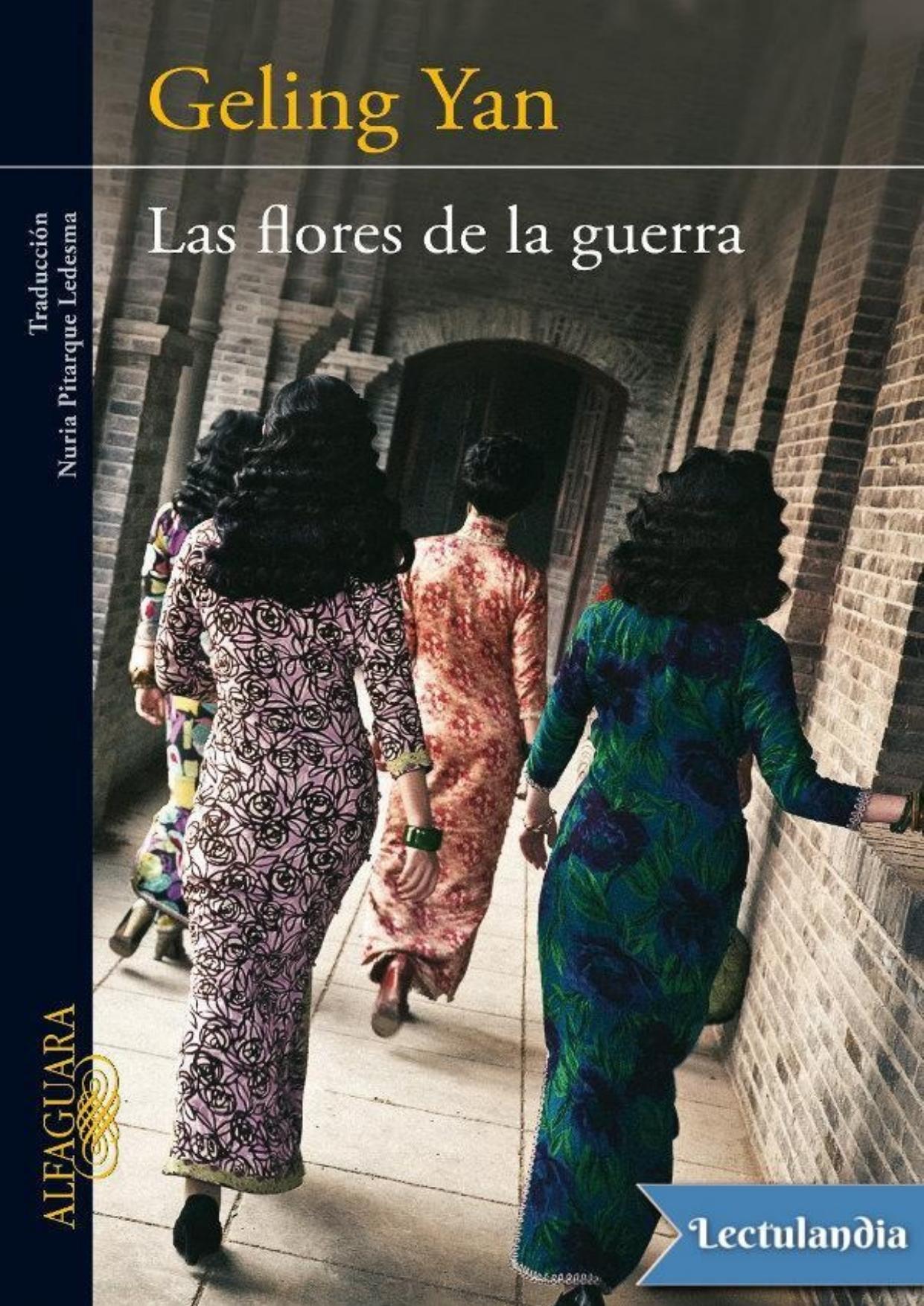 Las flores de la guerra de Geling Yan, portada del libro