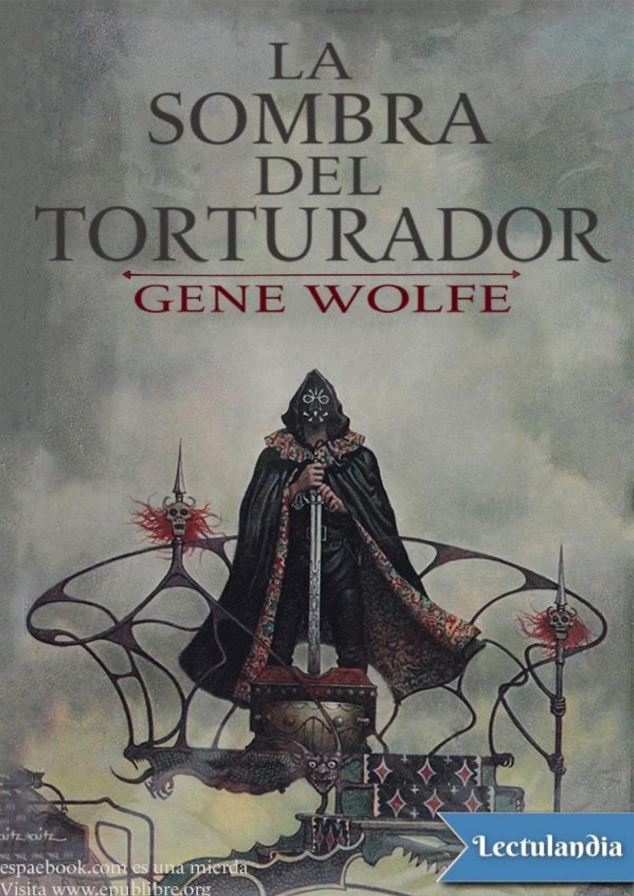 La sombra del torturador de Gene Wolfe, portada del libro