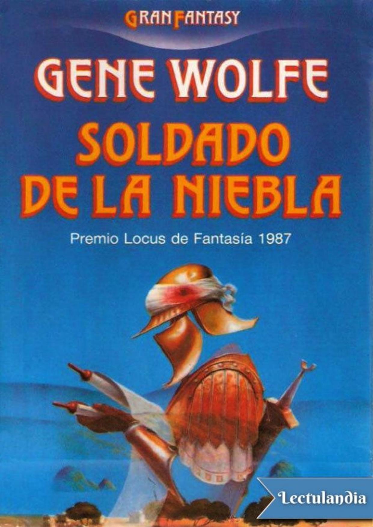 Soldado de la niebla de Gene Wolfe, portada del libro