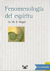 Portada de Fenomenología del espíritu (W. Roces)