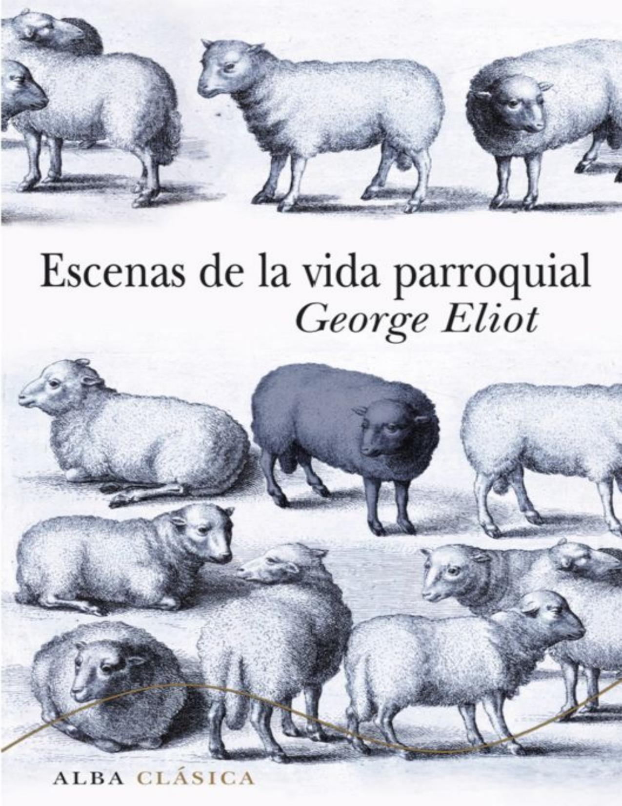 Escenas de la vida parroquial (Clas de George Eliot, portada del libro