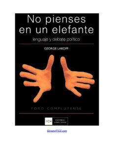 Portada de No pienses en un elefante