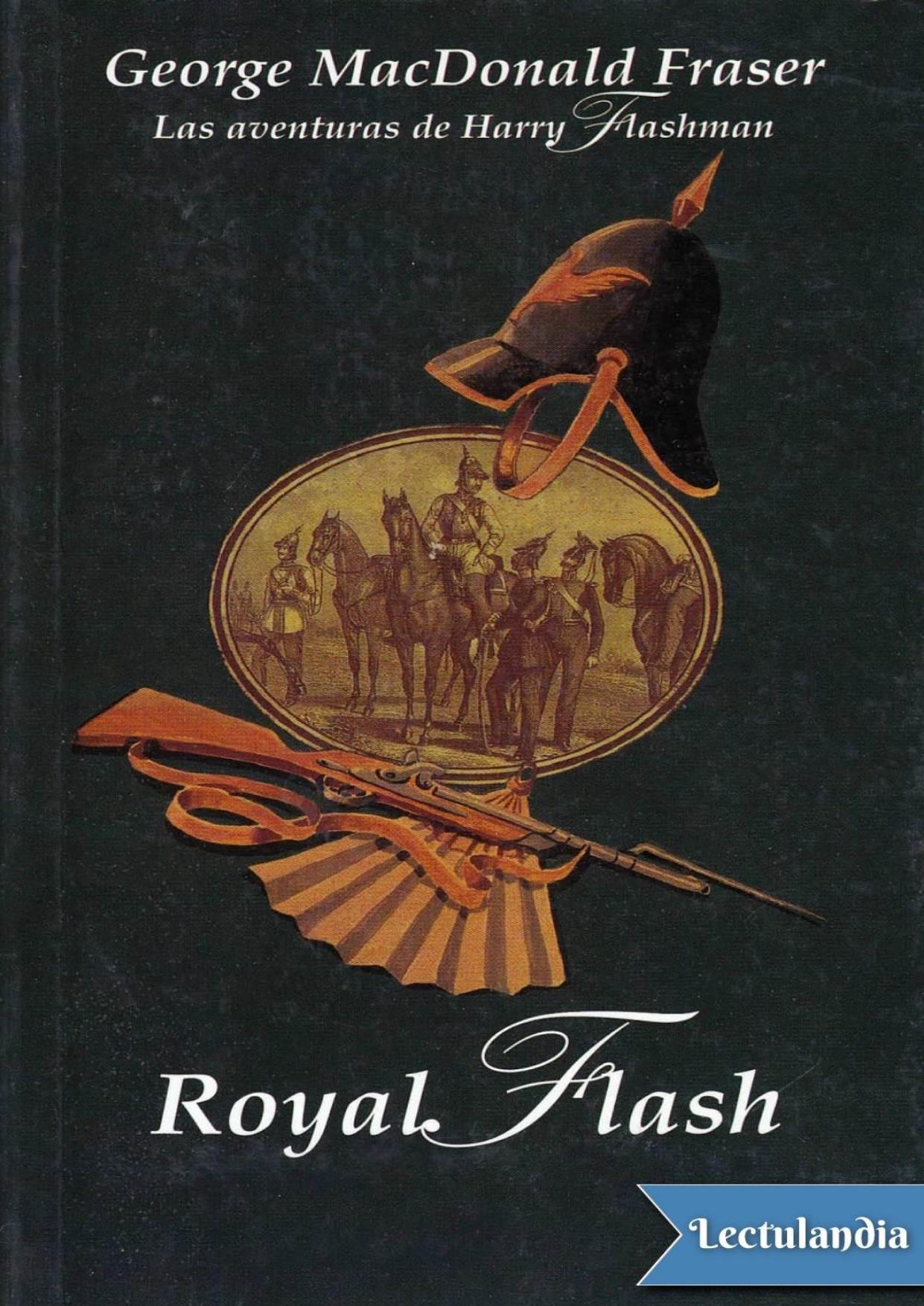 Royal Flash de George MacDonald Fraser, portada del libro