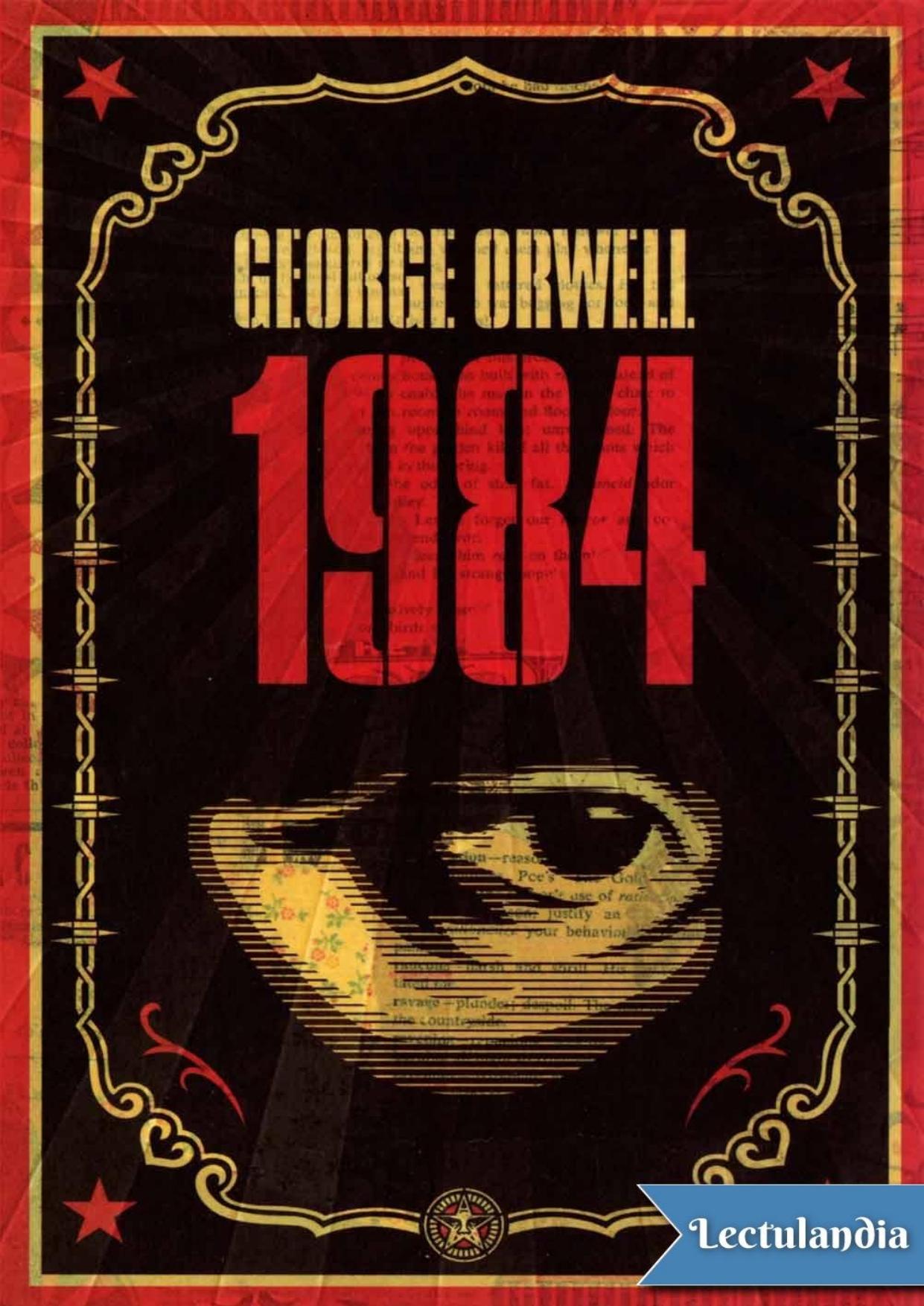 1984 de George Orwell, portada del libro