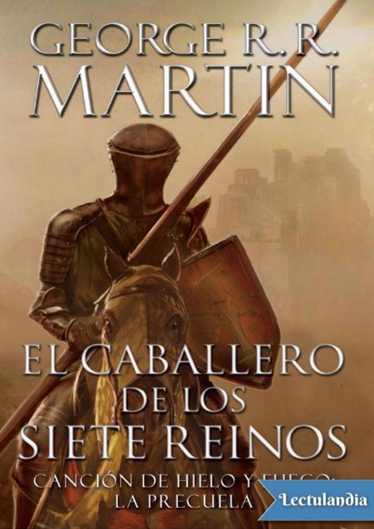 El caballero de los Siete Reinos de George R. R. Martin, portada del libro